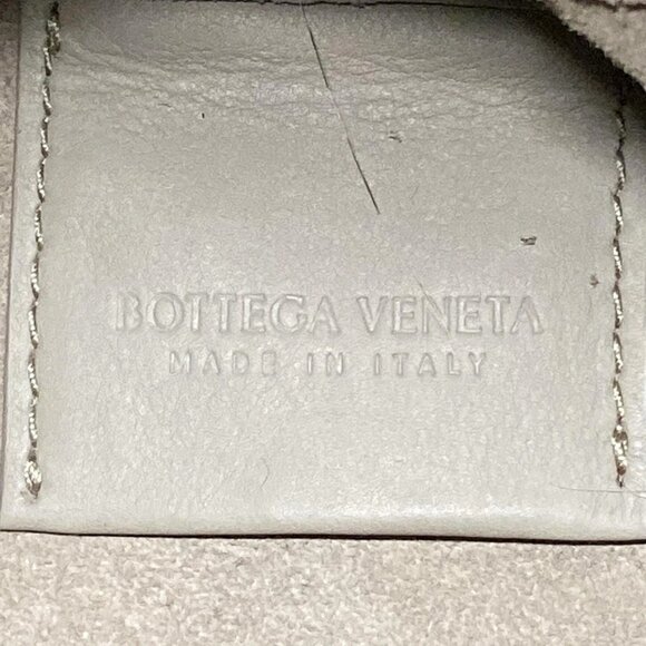 Auth BOTTEGA VENETA Intrecciato 650431 Taupe (Gray Beige) Leather - Picture 14 of 16